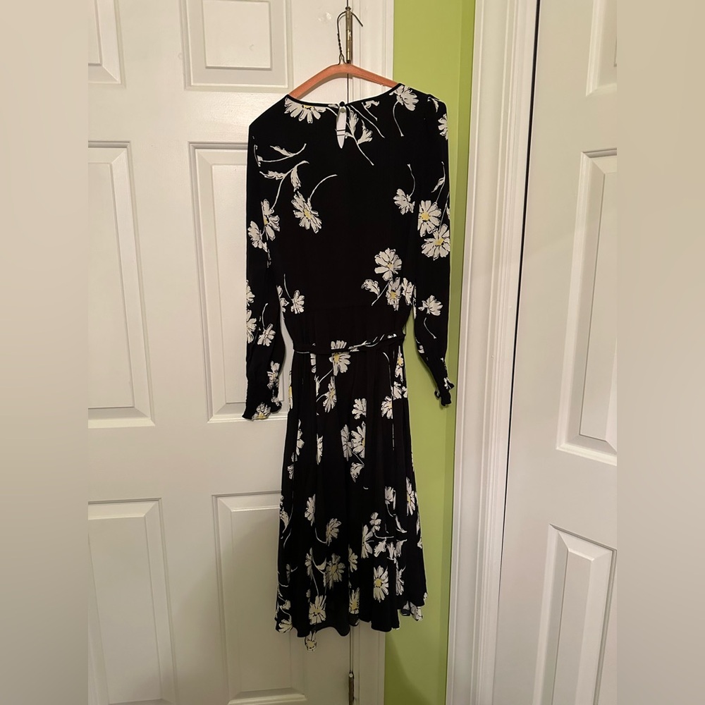 NWT Talbots Black Vintage Style Daisy Fit and Flare Dress Size 6 - Picture 6 of 13